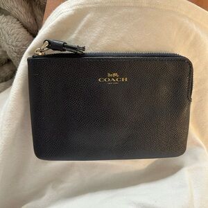 Coach navy Leather Wallet